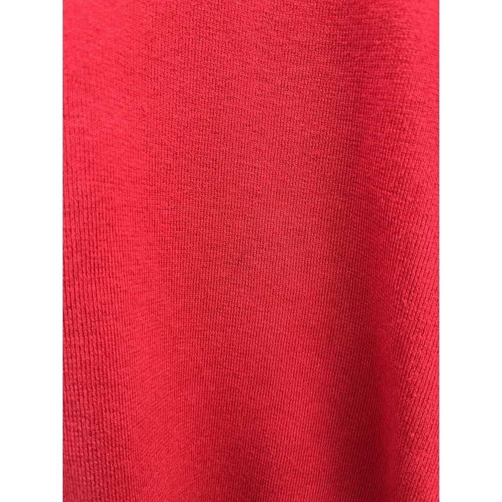 Polo Ralph Lauren Sweater Men XL Red Pima Cotton V Neck Pullover Lightweight